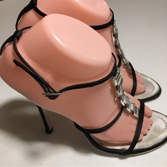 Giuseppe Zanoth Design Sandal Heels Shoes Size 40 SB-BH - Picture 4 of 13